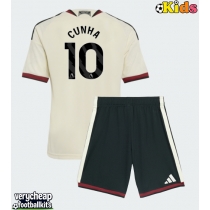Manchester United Matheus Cunha #10 Replica Third Minikit 2026-27 Short Sleeve (+ pants)